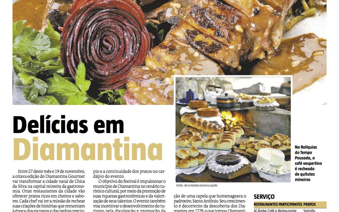 Diamantina Gourmet  – Jornal Estado De Minas
